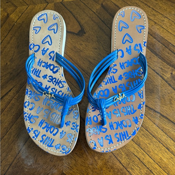 100% Authentic Coach sandals - Picture 1 of 8